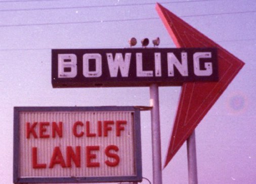 Ardmore's First & Only Neon Bowling Center Sign