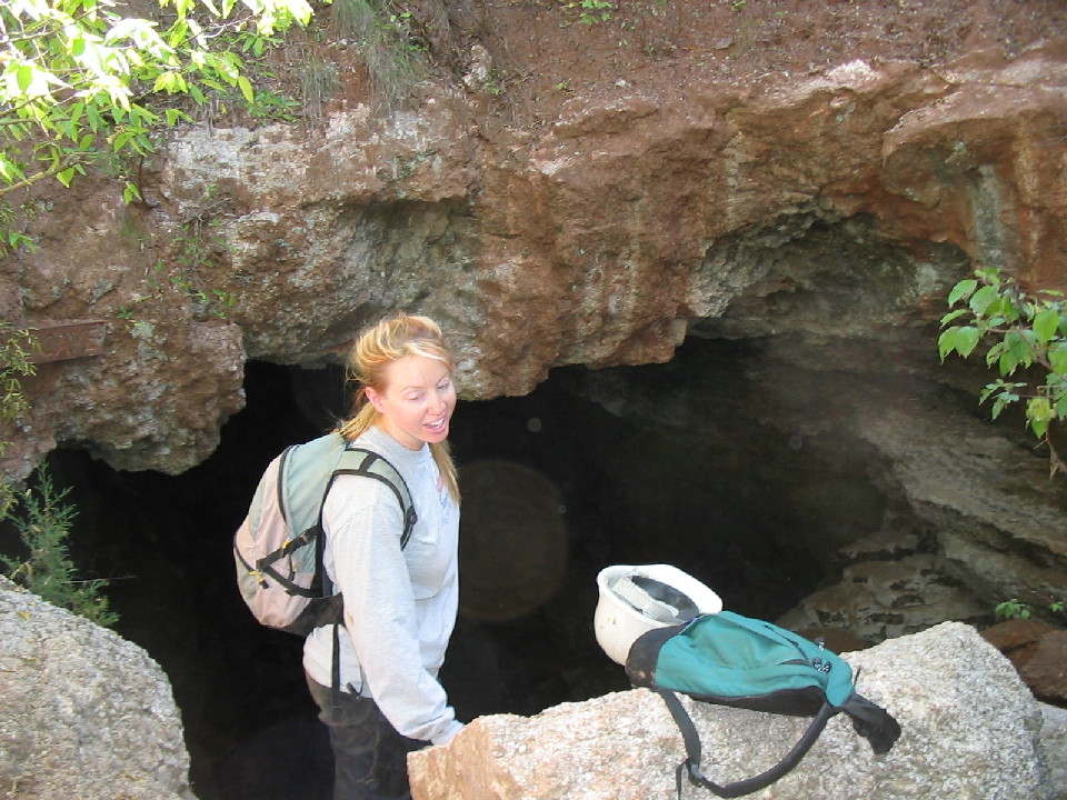 caving
